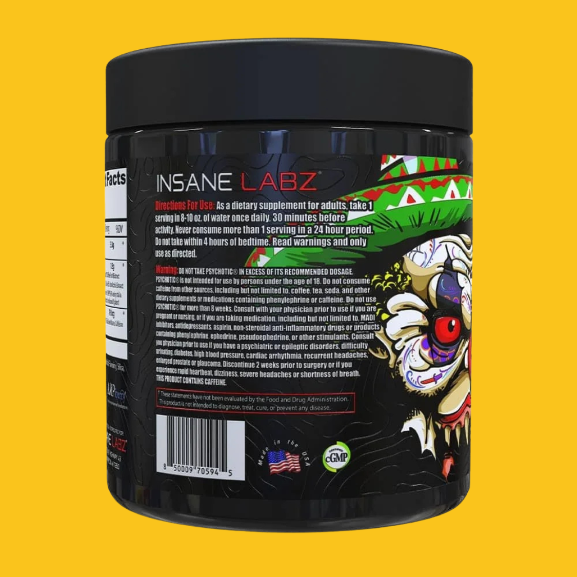 PSYCHOTIC XTREME 30 SERV INSANE LABZ - SDMsuplementos.com