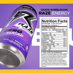 12 PACK DE RAZE ENERGY RTD 16 OZ ZERO AZUCAR