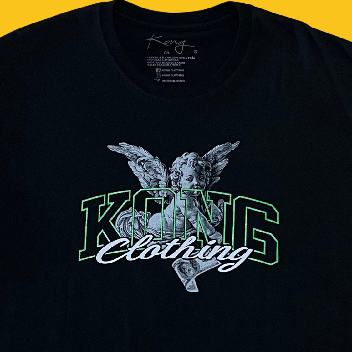 PLAYERA RICH KONG MUSCLE ANGELES MANGA CORTA KONG CLOTHING