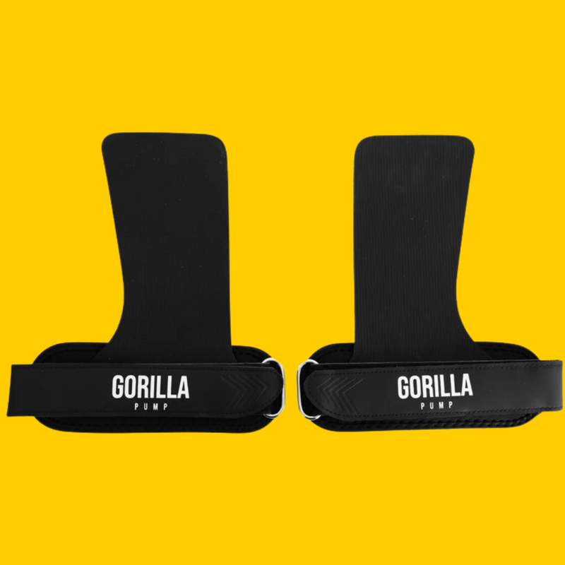 STRAPS GRIPS CON CALLERA NEGRO DE NEOPRENO GORILLA PUMP