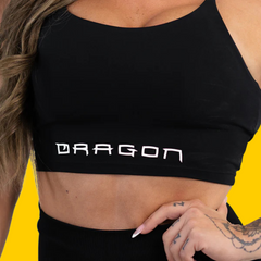 SUJETADOR DEPORTIVO SIGNATURE NEGRO DRAGON PHARMA