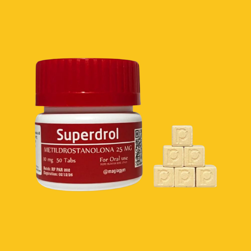 SUPERDROL METILDROSTANOLONA ROTTERDAM 25 MG 50 TAB