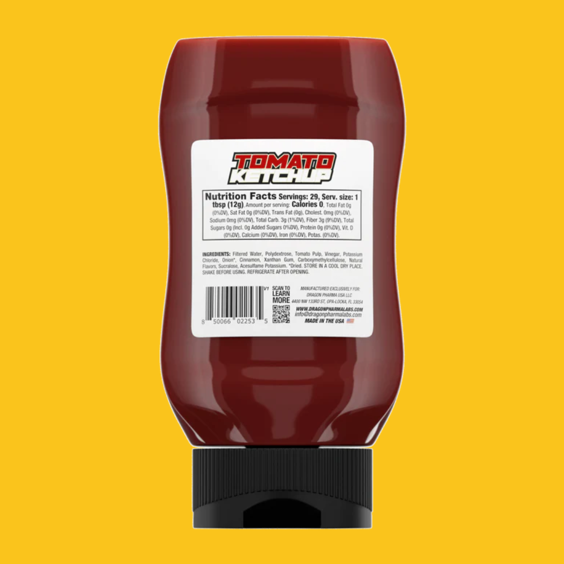 DRAGON DIPS TOMATO KETCHUP 350 GRS DRAGON PHARMA