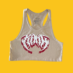 TOP CORTO OLIMPICO KONG BEIGE KONG CLOTHING