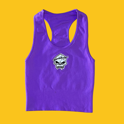 TOP LICRA KONG CALAVERA MORADA UNITALLA KONG CLOTHING