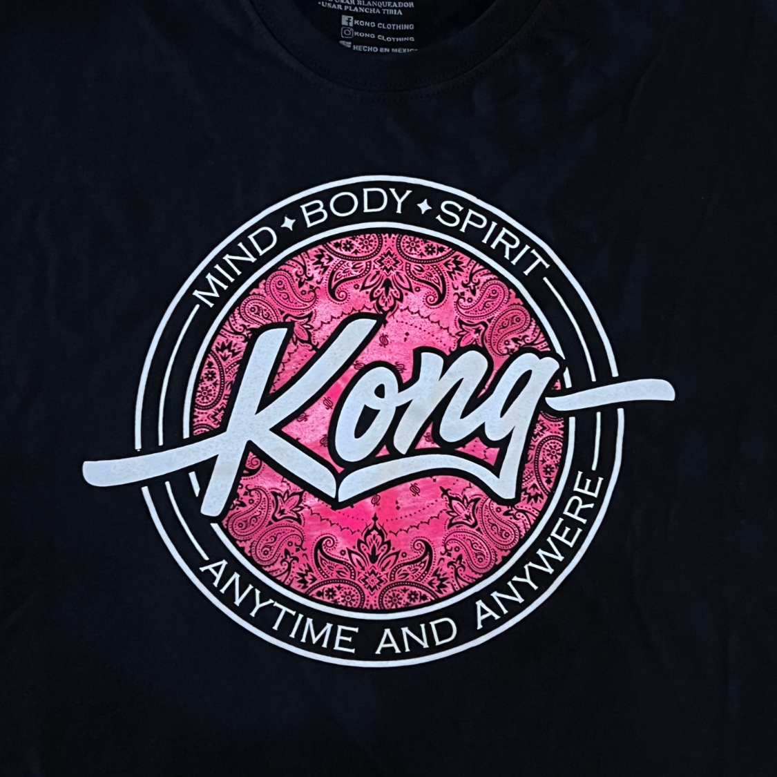 TOP CORTO OVERSIZE MIND BODY SPIRIT KONG CLOTHING