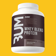 WHEY BLEND PROTEIN 5 LBS CBUM X RAW NUTRITION