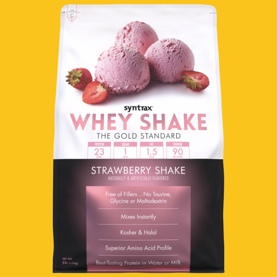 WHEY SHAKE THE NEW GOLD STANDARD 5 LBS SYNTRAX