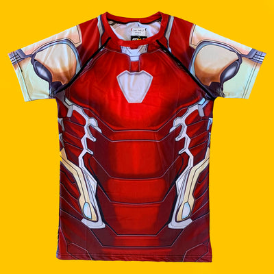 PLAYERA IRON MAN 1 MANGA CORTA SUBLIMADA SUPERHEROES