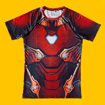PLAYERA IRON MAN 2 MANGA CORTA SUBLIMADA SUPERHEROES