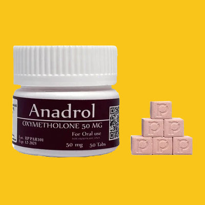 ANADROL OXYMETALONA ROTTERDAM 50 MG 50 TAB - SDMsuplementos.com