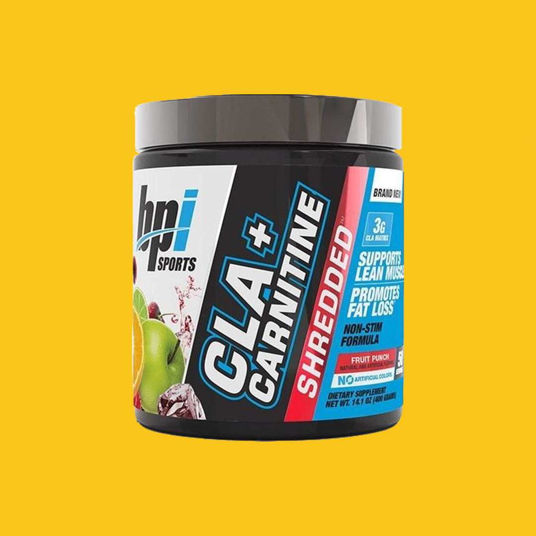 CLA+CARNITINE SHREDDED 50 SERV BPI - Tropical Mango CLA+CARNITINE SHREDDED 50 SERV BPI - Tropical Mango