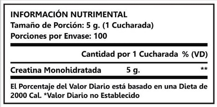 CREATINA 500 GMS INLABS NUTRITION - SDM Suplementos Deportivos