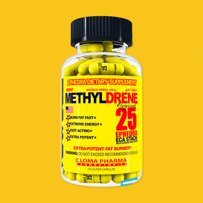METHYLDRENE AMARILLO 100 CAPS CLOMAPHARMA - SDMsuplementos.com