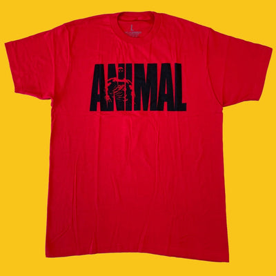PLAYERA MANGA CORTA RED ICONIC ANIMAL UNIVERSAL NUTRITION