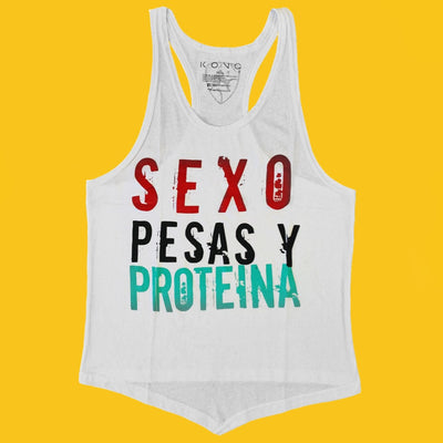 PLAYERA OLIMPICA SEXO PESAS Y PROTEINA KONG CLOTHING