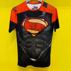 PLAYERA SUPERMAN 4 MANGA CORTA SUBLIMADA SUPERHEROES