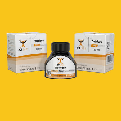 TESTOLONE RAD-140 10 MG 50 TAB XT LABS SARMS - SDMsuplementos.com