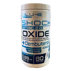 SHOCK NITRIC OXIDE 2.0 + CLEMBUTEROL 80 SERV BLU-E