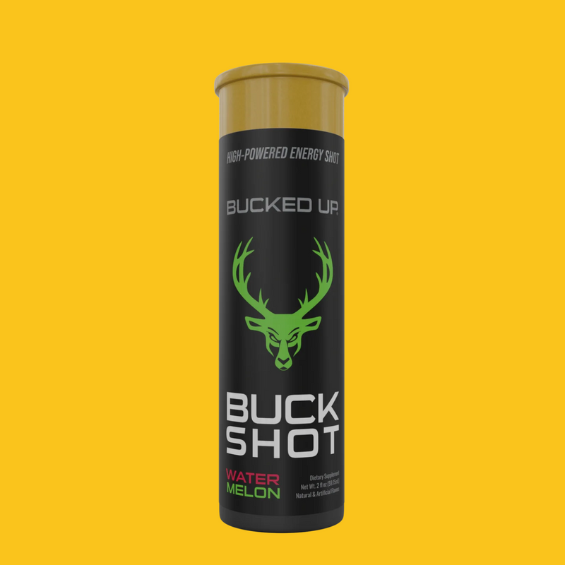 BUCKSHOT INDIVIDUAL HIGH POWERED ENERGY SHOT BUCKED UP