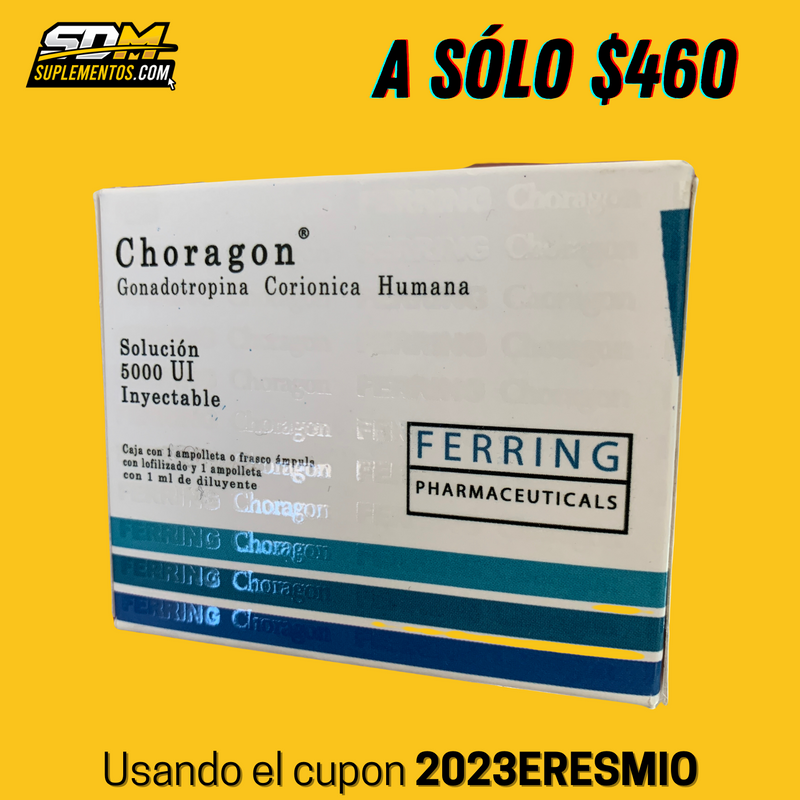 CHORAGON GONADOTROPINA CORIONICA HUMANA 5000UI FERRING PHARMACEUTICALS
