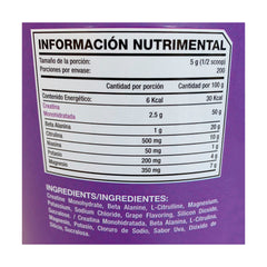 CREATINA CON SABOR 1 KG BDN