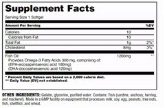 FISH OIL 1200 MG 100 SOFTGELS UNIVERSAL NUTRITION