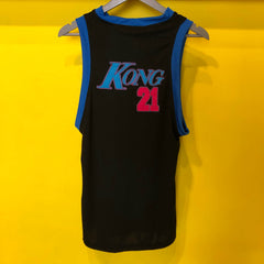 JERSEY NEGRO CON AZUL KONG CLOTHING