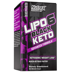 LIPO 6 BLACK KETO 60 CAPS NUTREX - SDM Suplementos Deportivos