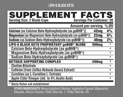 LIPO 6 BLACK KETO 60 CAPS NUTREX - SDM Suplementos Deportivos