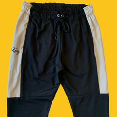 PANTS JOGGER NEGRO CON BLANCO KONG CLOTHING