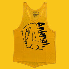 PLAYERA OLIMPICA ANIMAL AMARILLA KONG CLOTHING