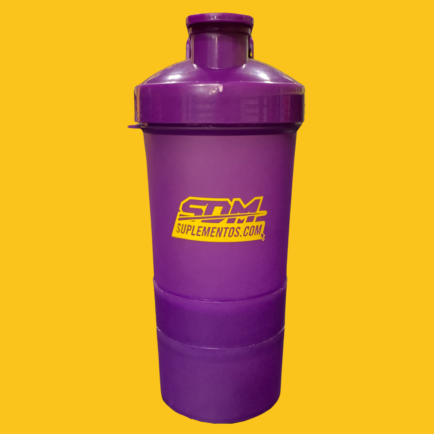 SHAKER SDM MORADO CON COMPARTIMIENTOS 20 OZ TIPO SMART SHAKER