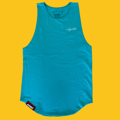 PLAYERA TANK FIT AZULVERDE KONG CLOTHING Información
